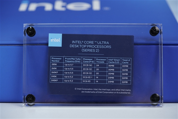 Intel酷睿Ultra  9 285K/Ultra  5 245K处理器图赏