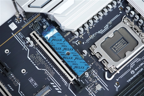 银白装甲+黑色PCB！铭瑄Z890-A  WIFI主板图赏