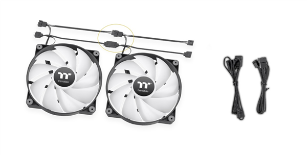Thermaltake发布CT  200系列风扇：无光/ARGB可选 线缆菊花链设计