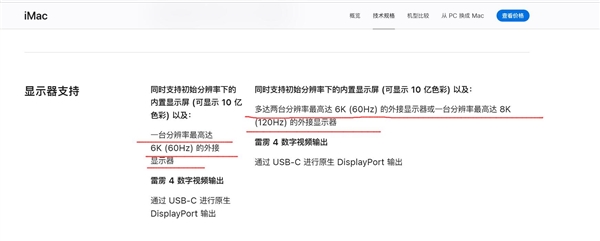 M4 iMac支持外接8K  120Hz显示屏：苹果史上首次