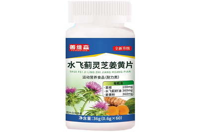 水飞蓟灵芝姜黄片